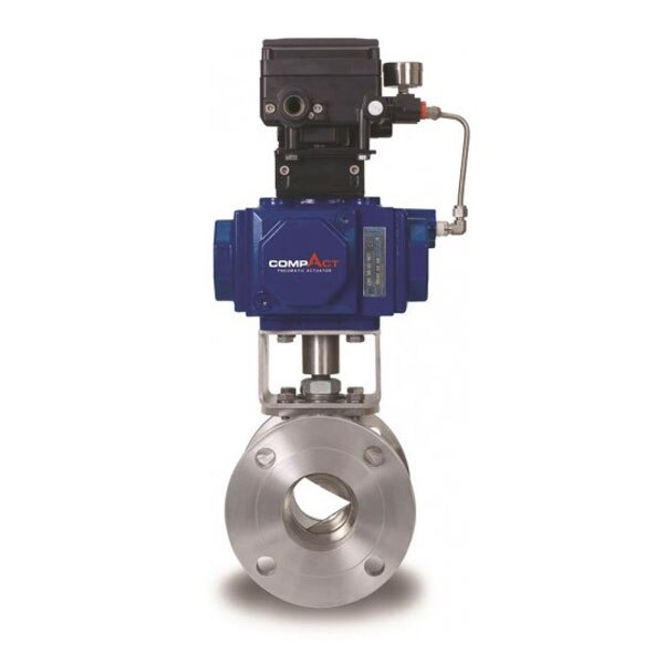 Habonim Series N32 Control Flanged Floating Ball Valve, 4in, SS
